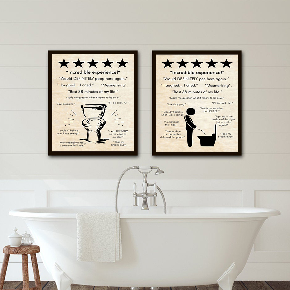 Art Craft Quotes - Incredible ห้องน้ํา Pee Craft ป้ายพิมพ์โปสเตอร์ Amazing