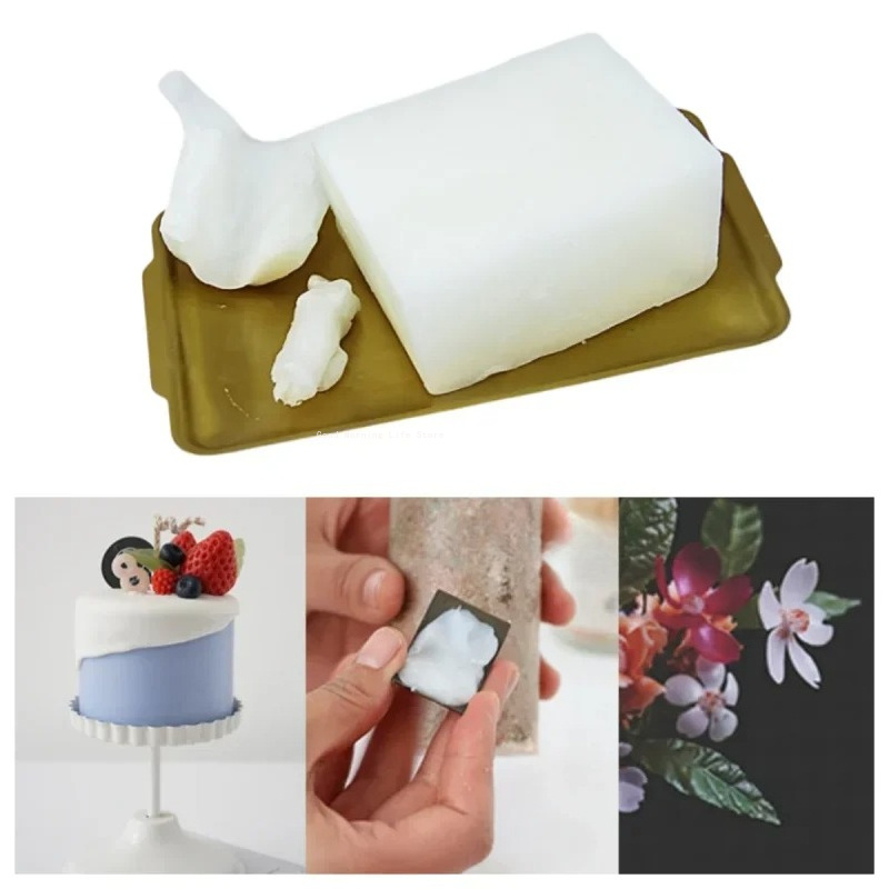 Candle Making Wax - แว็กซ์ไมโครคริสตัลไลน์ชนิดนิ่ม 500 กรัม รูปทรงบล็อก วัตถุเจือปนสำหรับทำเทียนหอม DIY