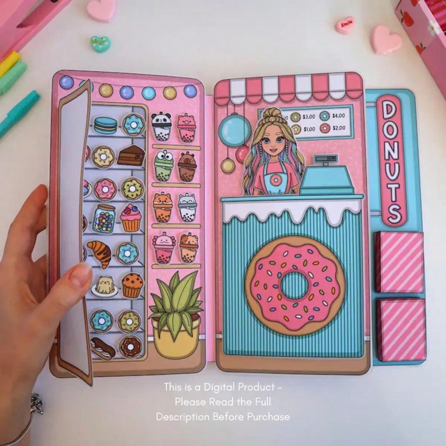 ชุดของเล่นจำลองร้านโดนัท, หนัง - Art Craft Book บทวิจารณ์และราคา