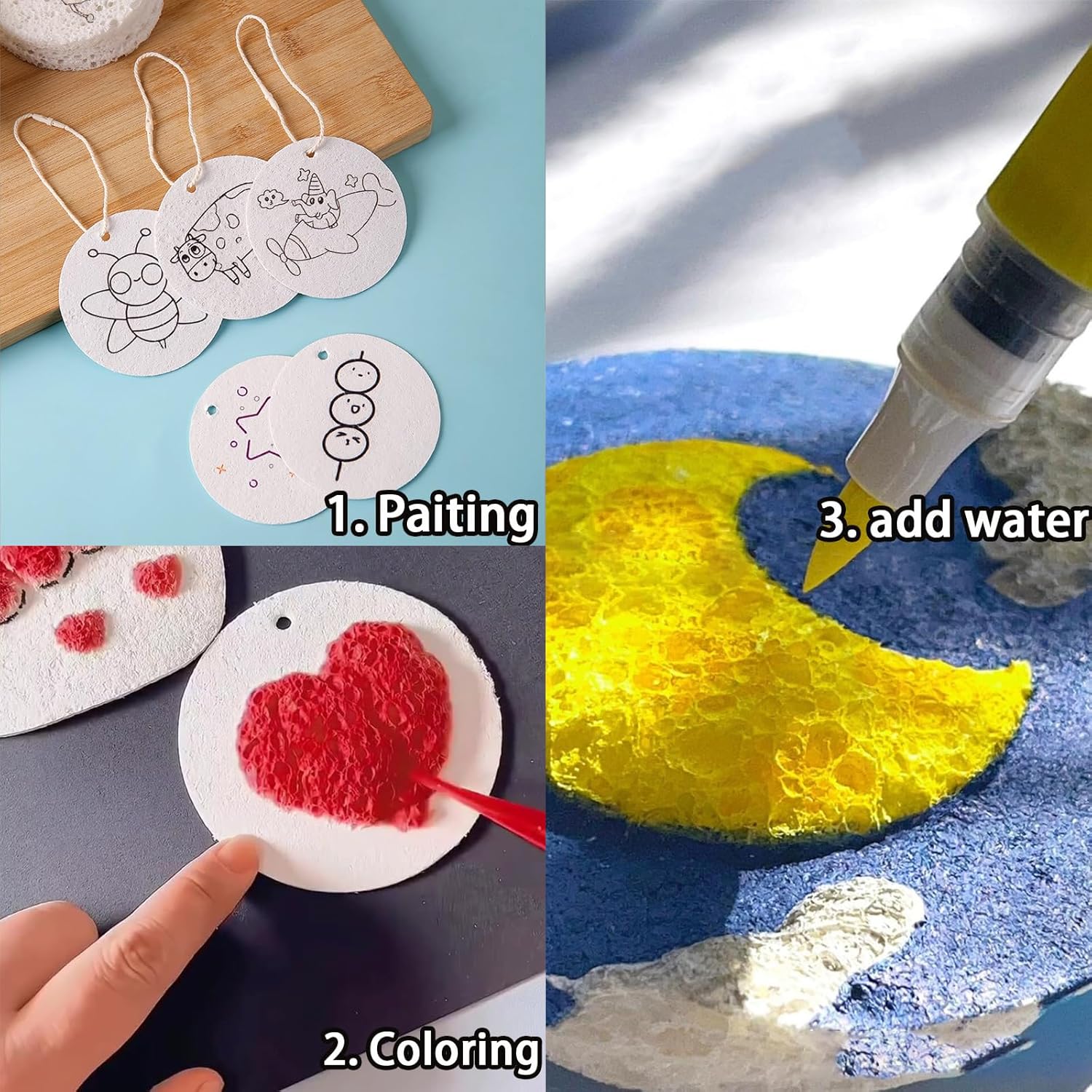 ชุดกระดาษวาดภาพพื้นผิวโฟมนูน 3 - Art Craft With Paper บทวิจารณ์และราคา