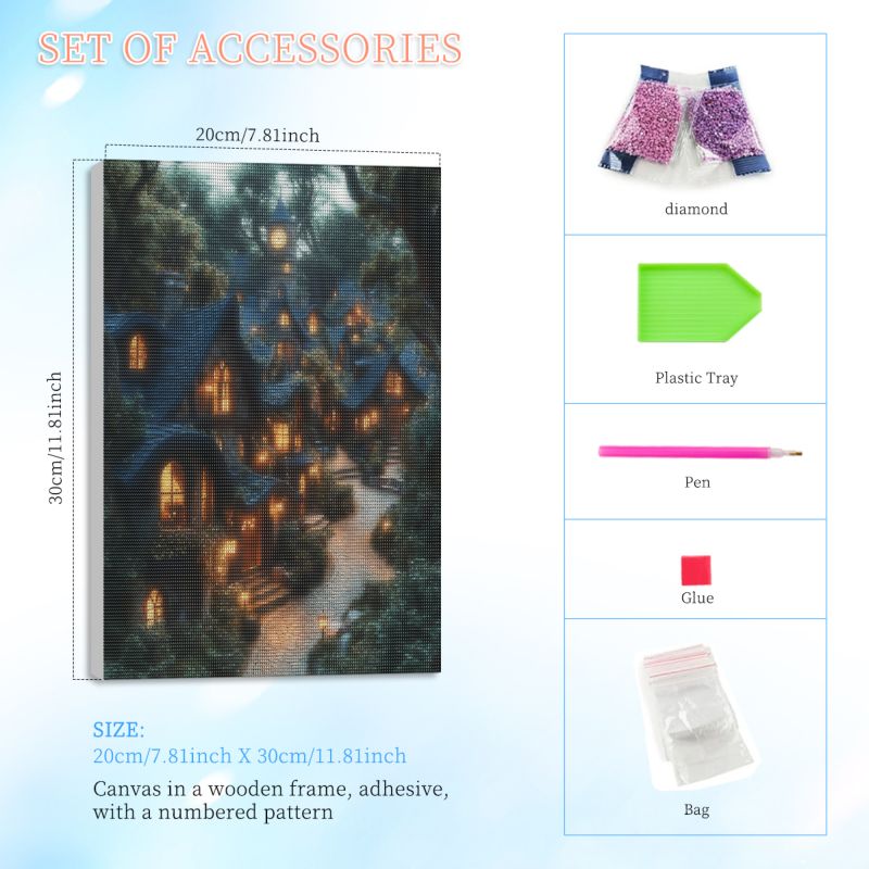 RUOPOTY ชุดภาพวาดเพชร 5 มิติ ส - Art Craft Room บทวิจารณ์และราคา