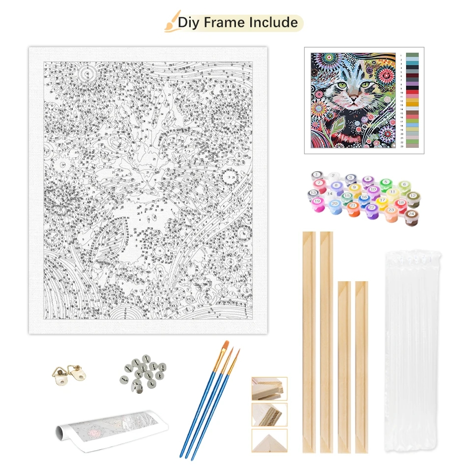 ภาพวาดระบายสีตามตัวเลข รุ่ยโพไ - Art Craft Ideas Easy บทวิจารณ์และราคา