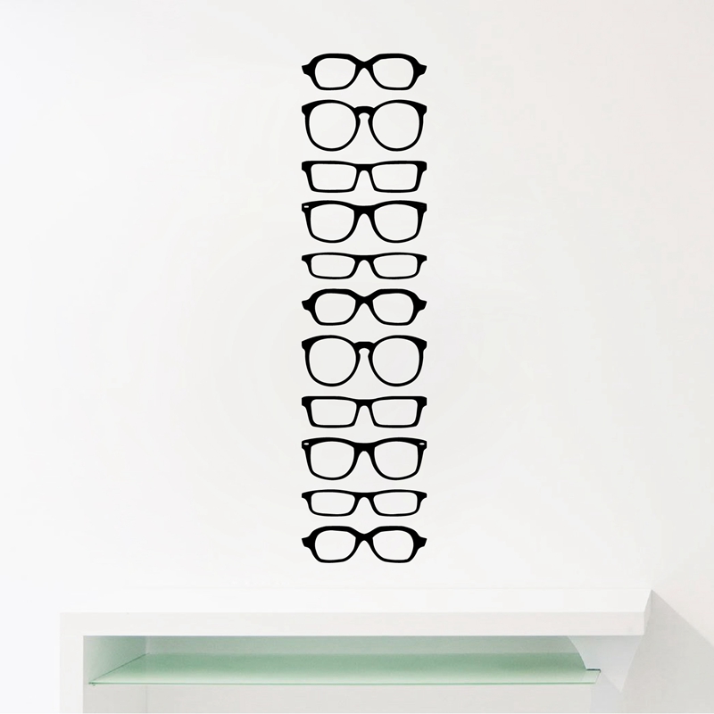 แว่นตา Hipster แถบไวนิลสติ๊กเก - Art Craft Glasses บทวิจารณ์และราคา