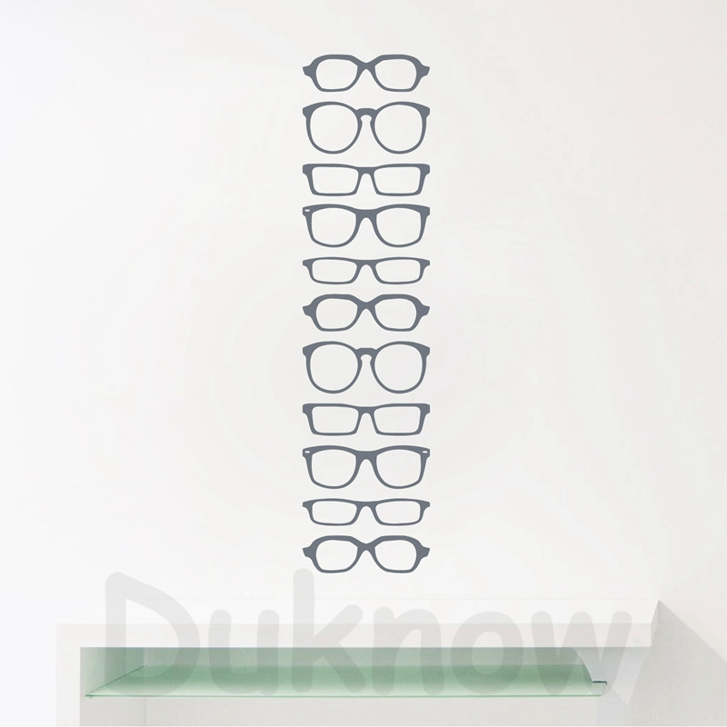 แว่นตา Hipster แถบไวนิลสติ๊กเก - Art Craft Glasses บทวิจารณ์และราคา