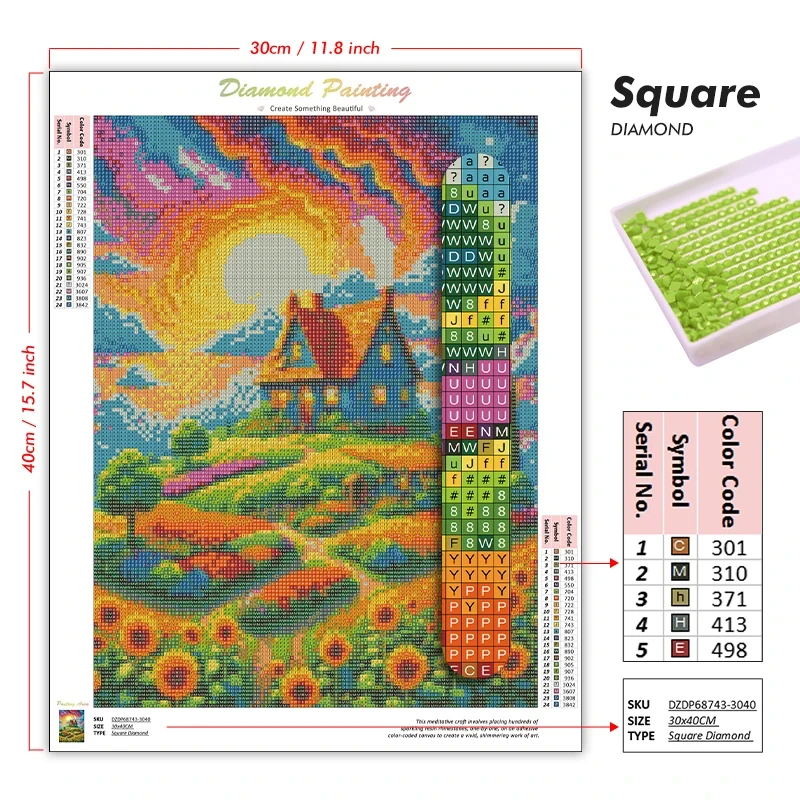 ชุดภาพวาดเพชร 5D DIY ลายดอกกุห - Art Craft Rose บทวิจารณ์และราคา