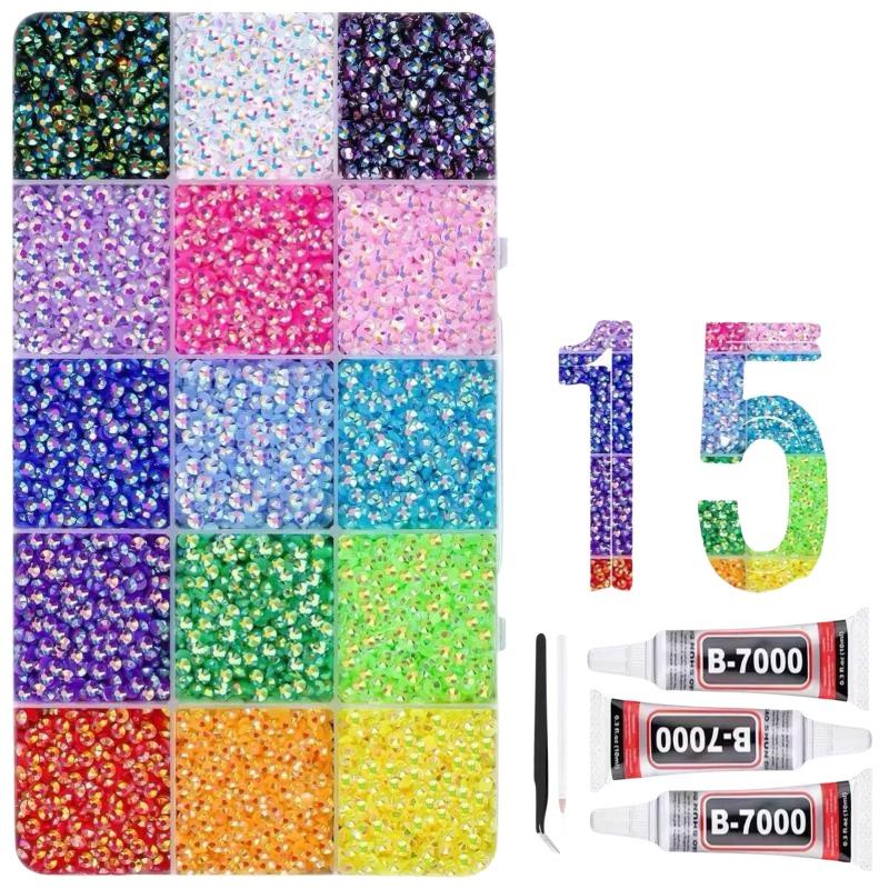 ชุดเรซินเพชรเจลลี่ 15 สี อุปกร - Art Craft Book บทวิจารณ์และราคา