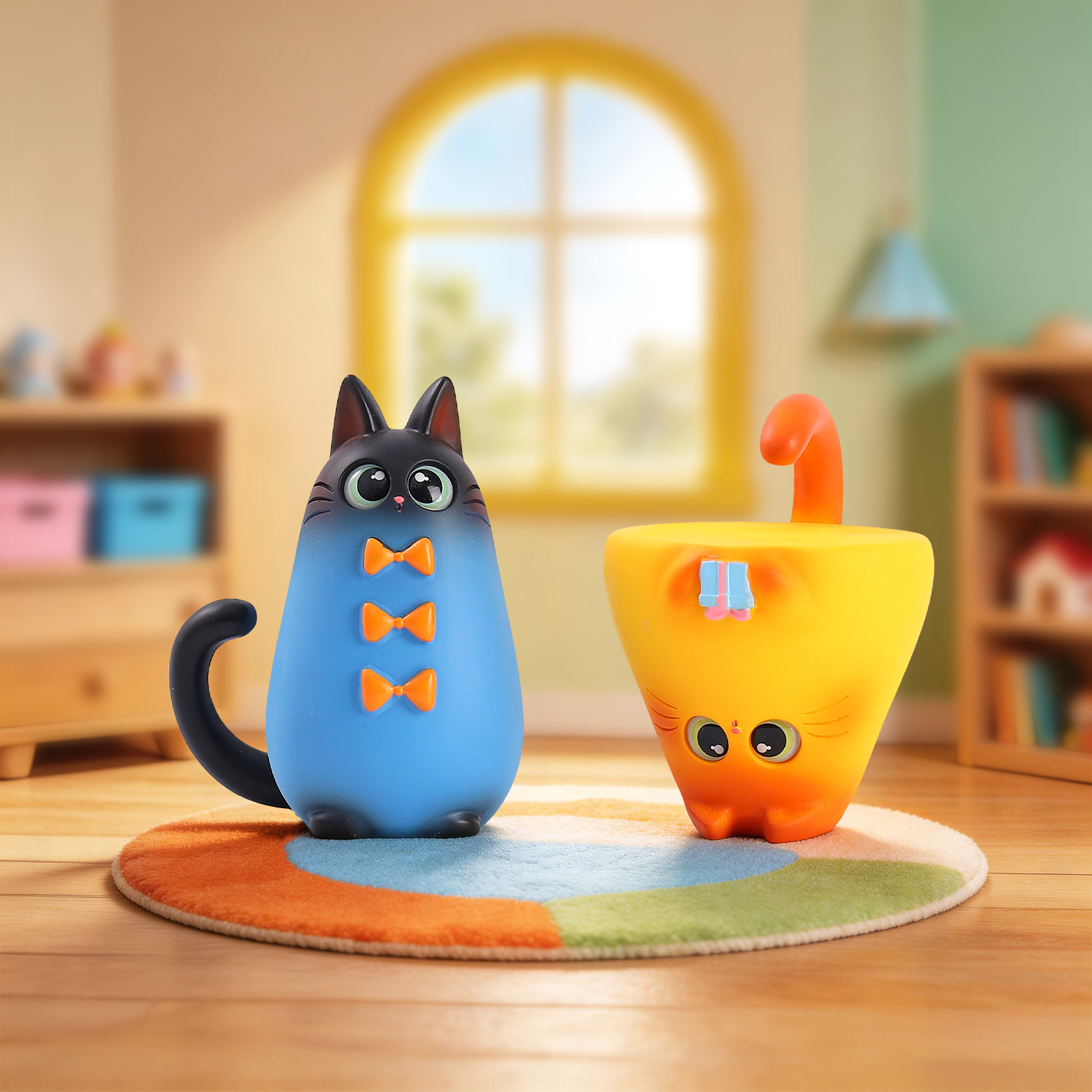 ฟิกเกอร์แมวแบบสุ่ม  งานเรซิ่น  - Art Craft Room บทวิจารณ์และราคา