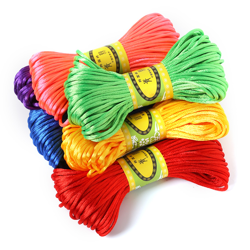 สายผ้าซาตินเนื้อนิ่ม2มม. 20เมต - Macrame Cord Cotton บทวิจารณ์และราคา