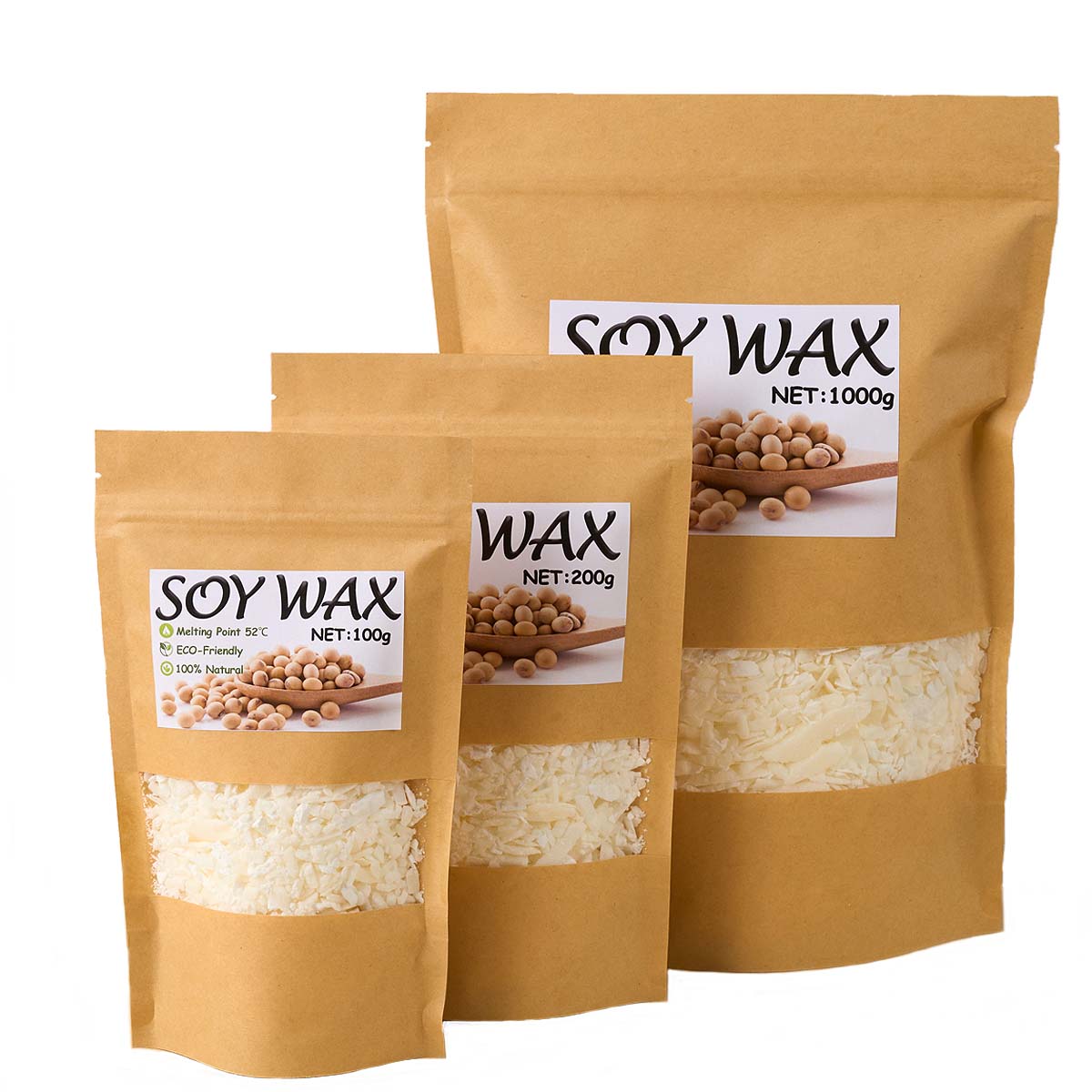 1 ปอนด์ขี้ผึ้งถั่วเหลืองสีขาวบ - Candle Making Wax บทวิจารณ์และราคา