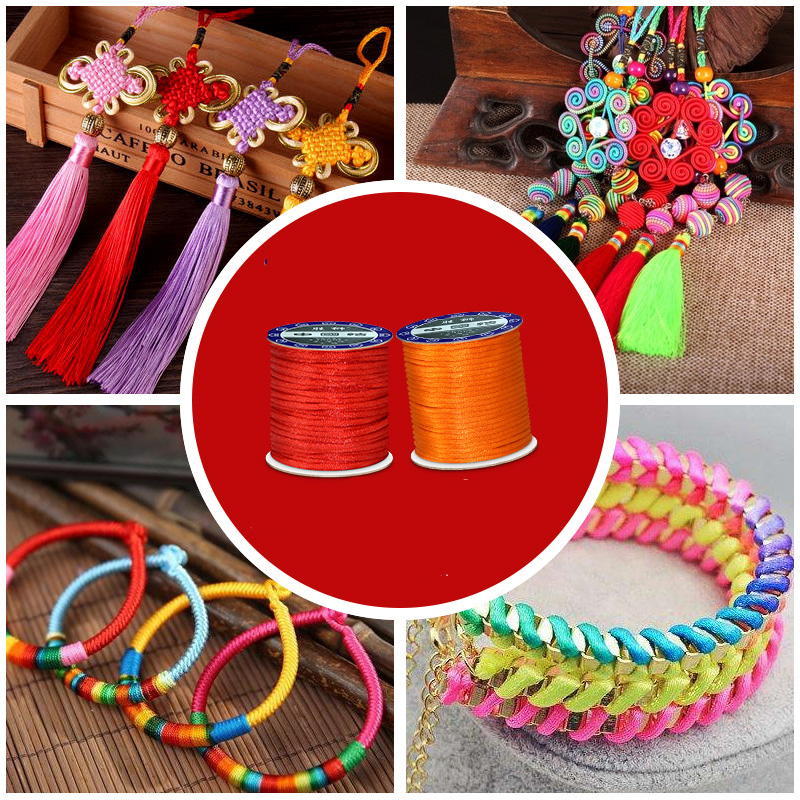 1.5 มม.2 มม.2.5 มม.ผ้าฝ้ายไนลอ - Macrame Cord Cotton บทวิจารณ์และราคา