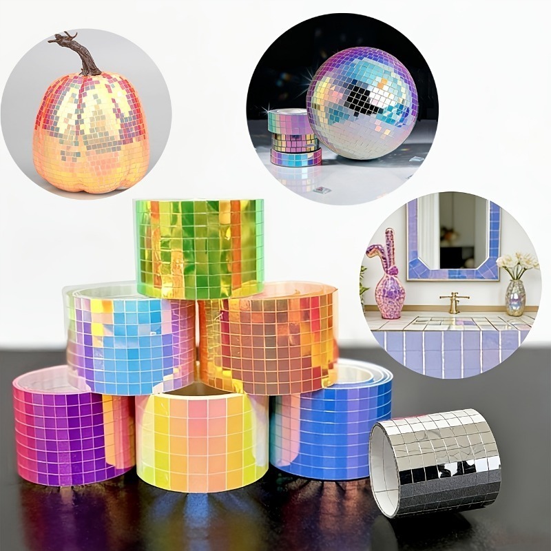 สติกเกอร์กระเบื้องโมเสคแบบกระจ - Art Craft Mirror บทวิจารณ์และราคา
