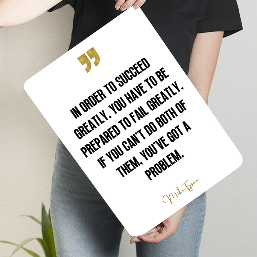 งานศิลปะติดผนังโลหะคำคมสร้างแร - Art Craft Quotes บทวิจารณ์และราคา