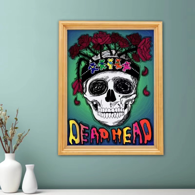 5D DIY ภาพวาดเพชรกราฟฟูล เดด ส - Art Craft Rose บทวิจารณ์และราคา