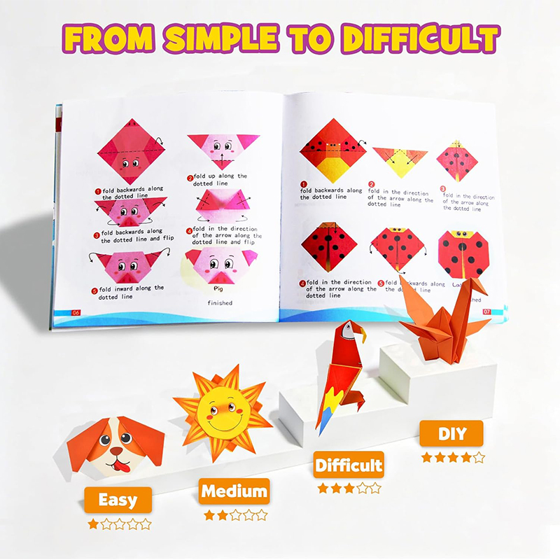 ชุดงานฝีมือกระดาษโอริกามิ หนัง - Art Craft Book บทวิจารณ์และราคา