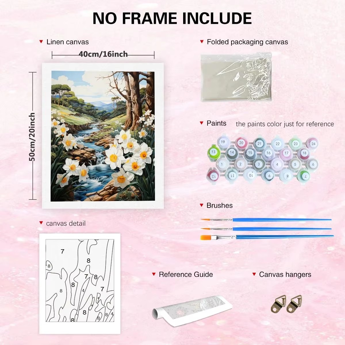ภาพวาดระบายสีตามตัวเลข GATYZTO - Art Craft Ideas Easy บทวิจารณ์และราคา