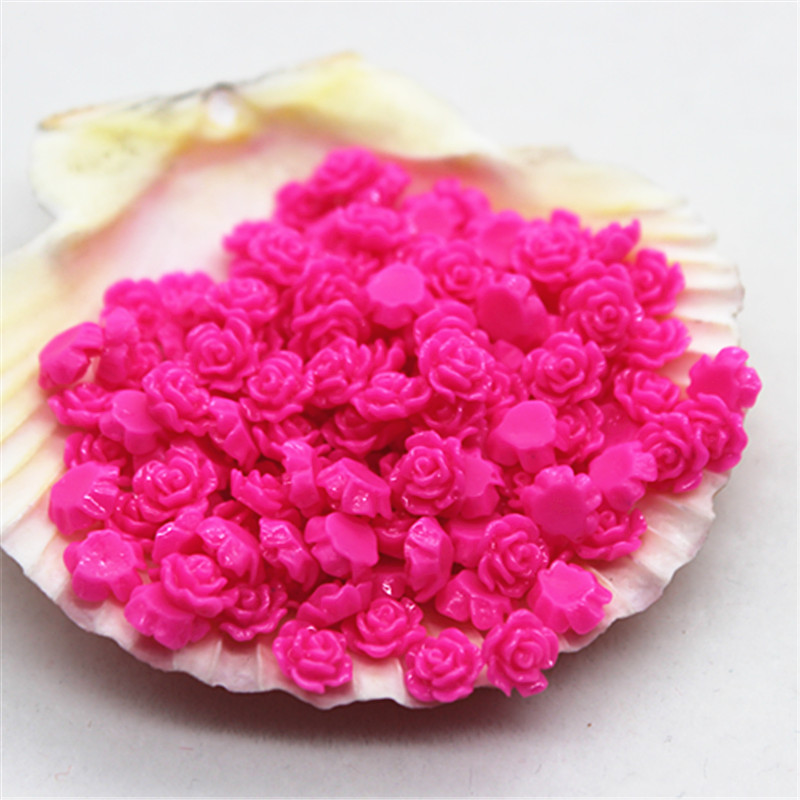 100pcs 6mm เรซิ่น MINI Rose ดอ - Art Craft Rose บทวิจารณ์และราคา