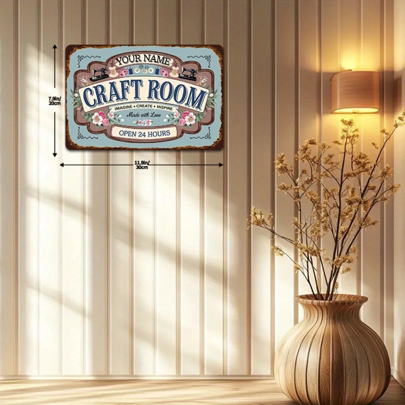 ป้ายห้องงานฝีมือโลหะแบบกำหนดเอ - Art Craft Room บทวิจารณ์และราคา