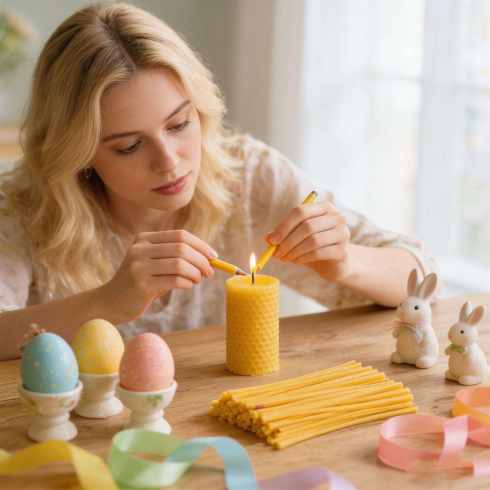 แท่งขี้ผึ้งตกแต่งไข่ 120 ชิ้น  - Candle Making Wax บทวิจารณ์และราคา