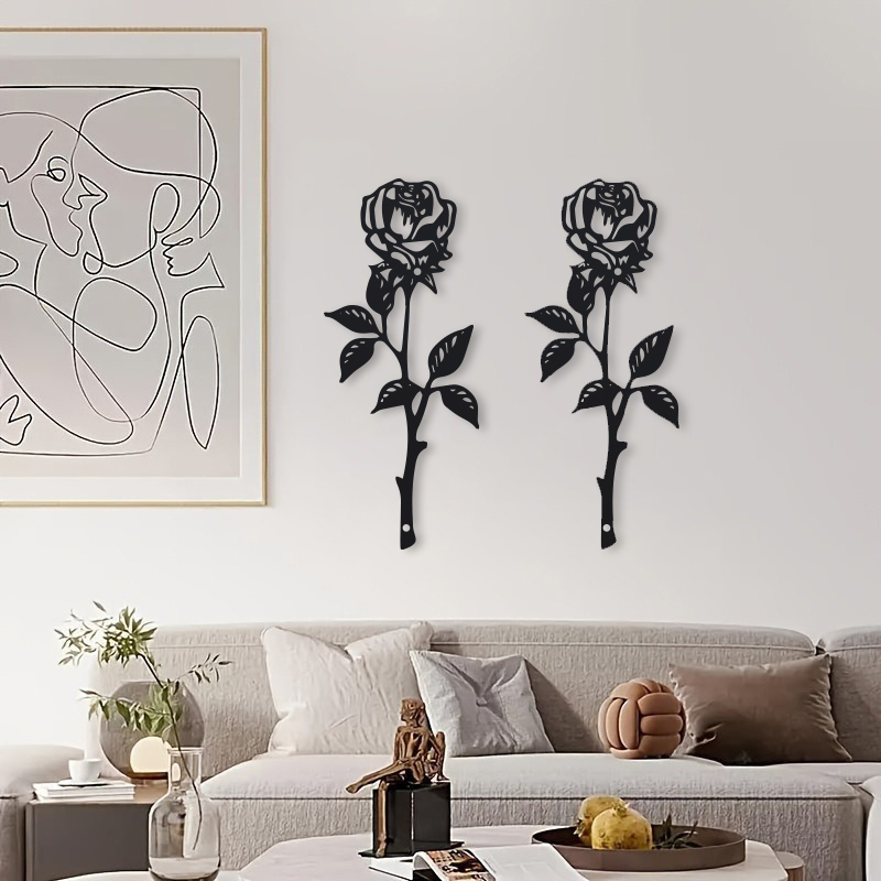 งานศิลปะตกแต่งผนังรูปดอกกุหลาบ - Art Craft Rose บทวิจารณ์และราคา