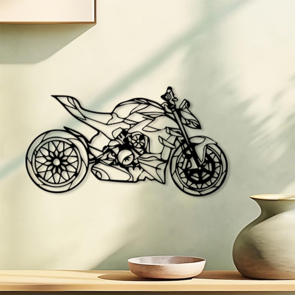 งานประติมากรรมโลหะรูปรถมอเตอร์ - Art Craft Room บทวิจารณ์และราคา