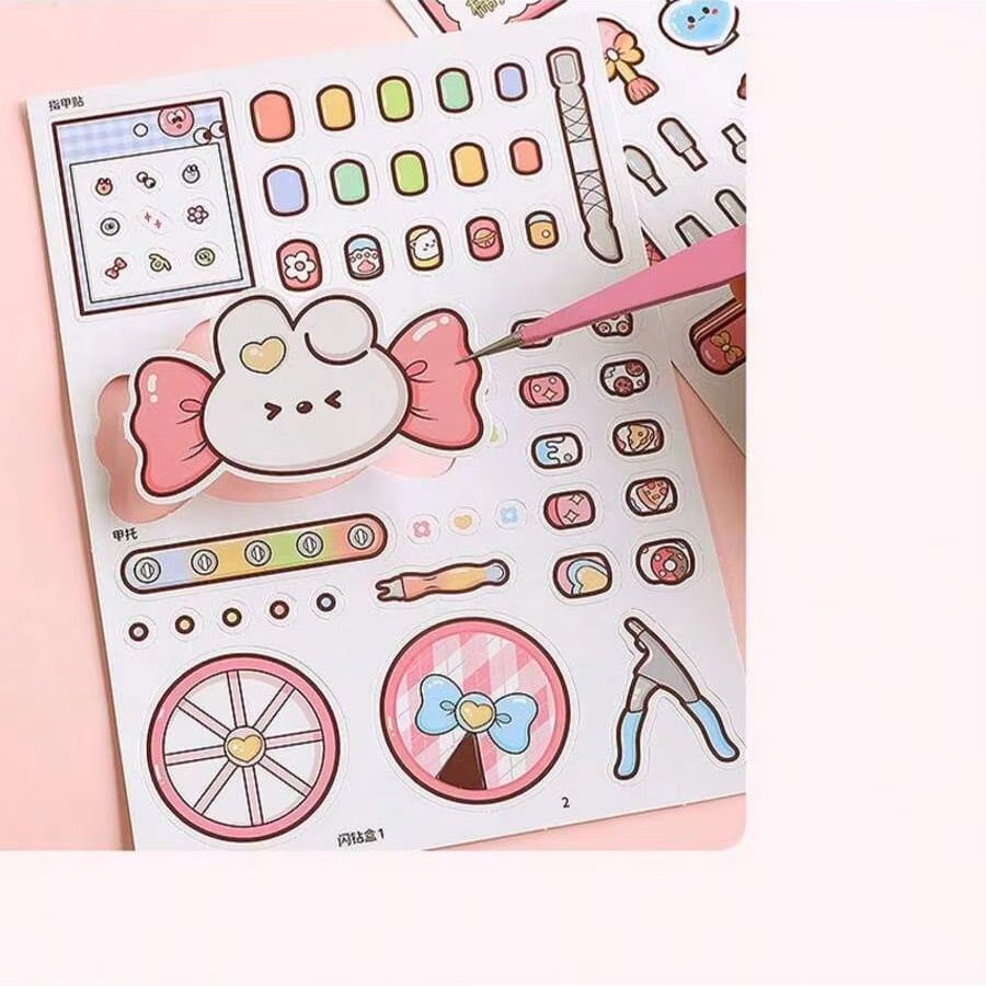 หนังสือสติกเกอร์ทำเล็บ DIY สีช - Art Craft Book บทวิจารณ์และราคา