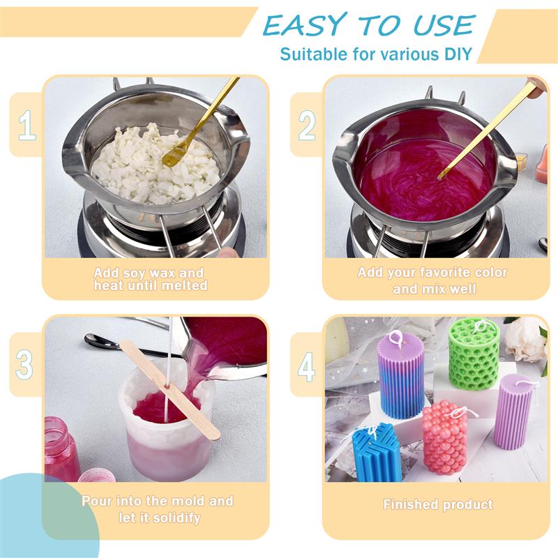 100/500g/1kg ขี้ผึ้งถั่วเหลือง - Candle Making Wax บทวิจารณ์และราคา