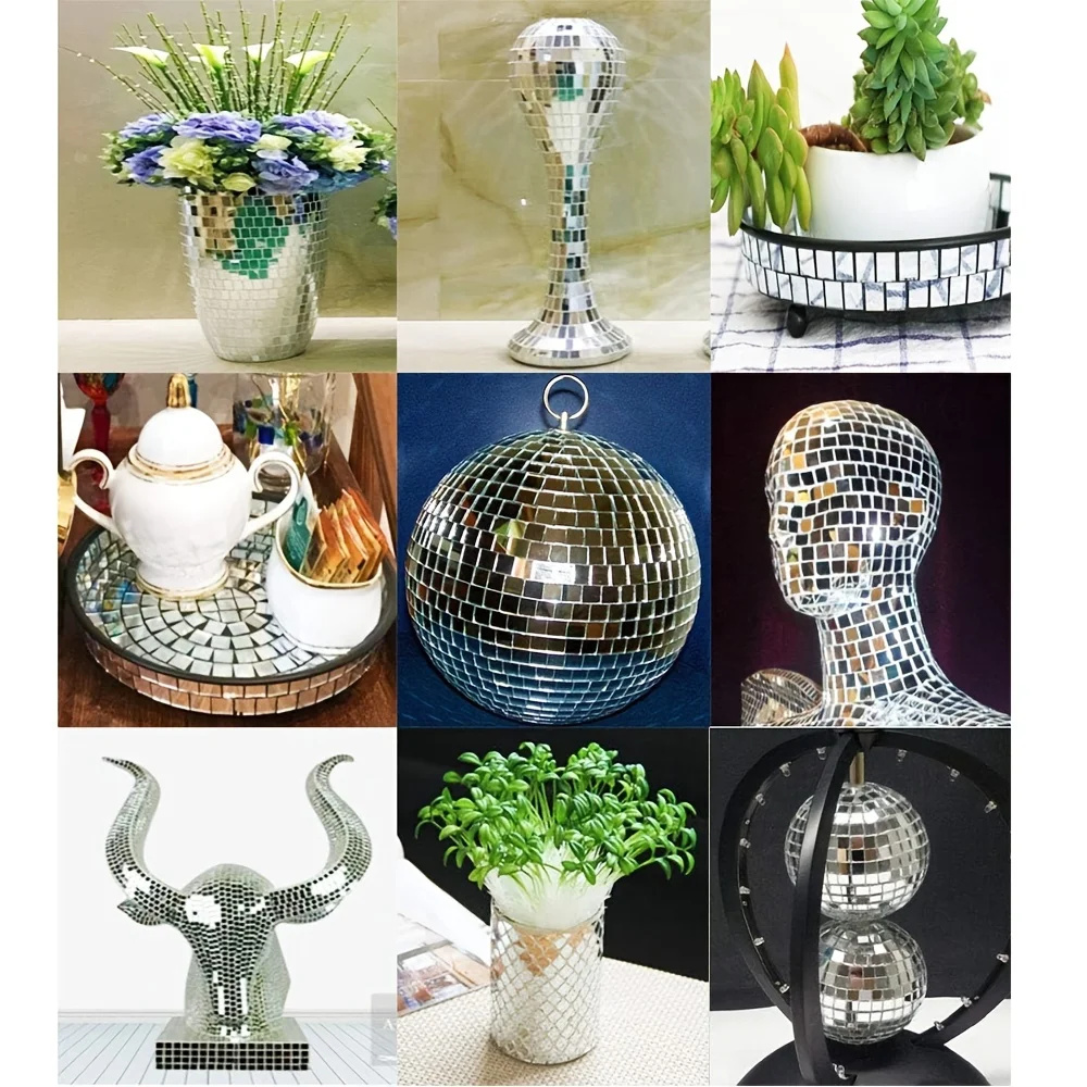 สติกเกอร์กระจกทรงกลมแบบดิสโก้  - Art Craft Mirror บทวิจารณ์และราคา