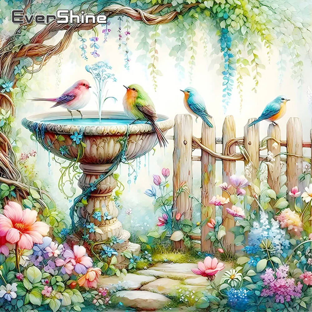 Evershine ภูมิทัศน์เพชรโมเสคนก - Art Craft Hobbies บทวิจารณ์และราคา